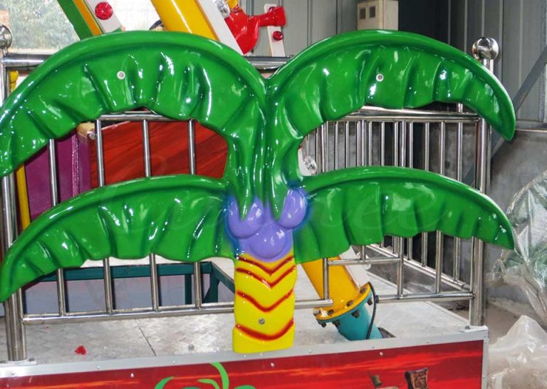 10 seats small pirate ship ride detail with frp material