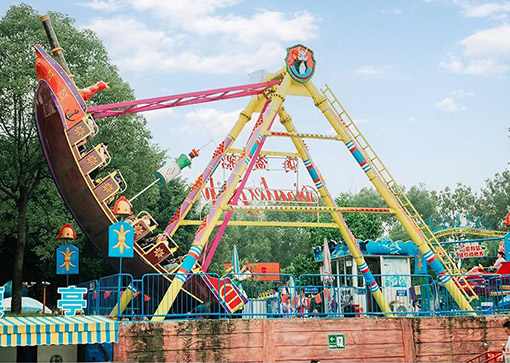 24P Pirate Ship Amusement Park Ride For Sale