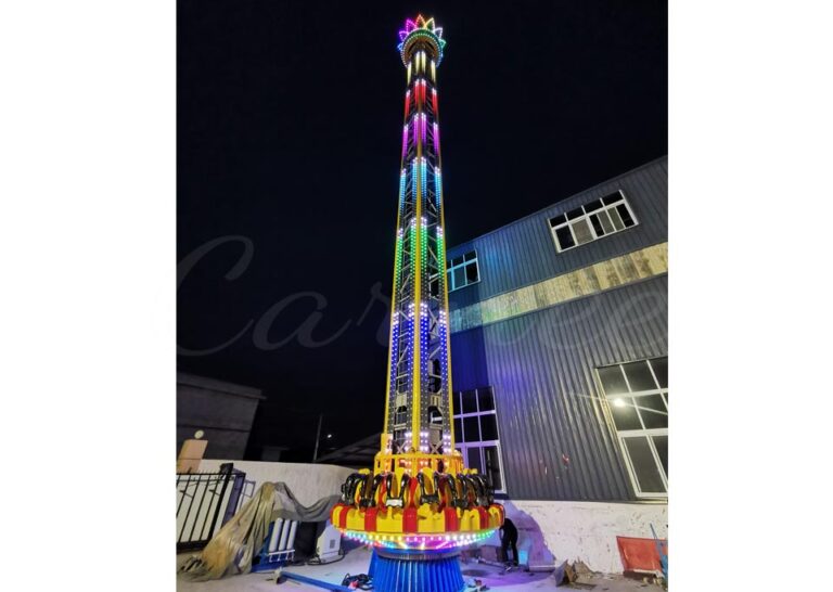 30m free fall drop tower ride