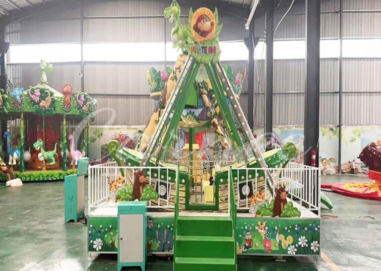 8-Seat Mini Pirate Ship Carnival Ride