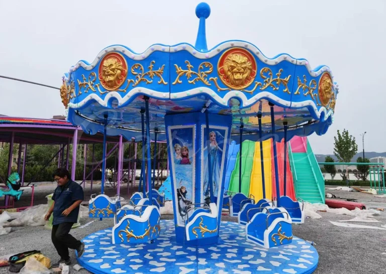Ice & Snow Themed Swinging Chair Ride For Sale