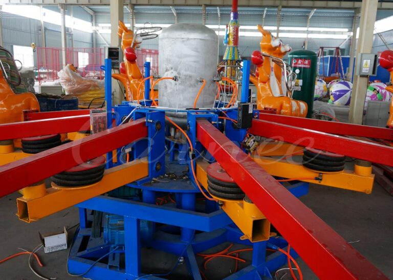 16 Seats park rides jumping kangaroo detail
