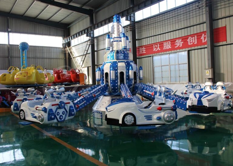 Amusement Park Racing Car Plane Ride