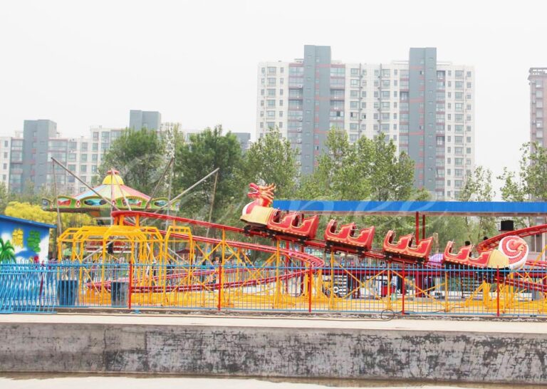 Dragon-Themed Roller Coaster For Kids