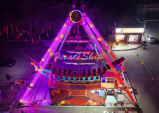 Foundation-Free Pirate Ship Ride For Sale
