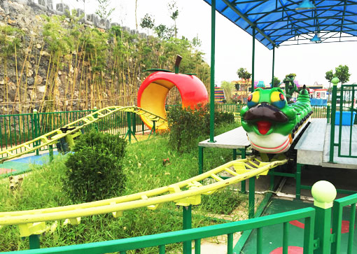 Fruit Worm Roller Coaster
