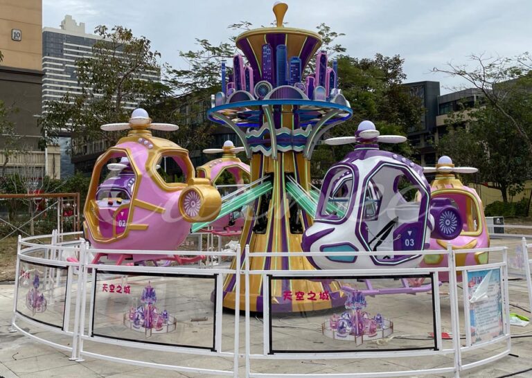 Kiddie Ride 360 Degree Rotary Plane Rides Helicopter Ride