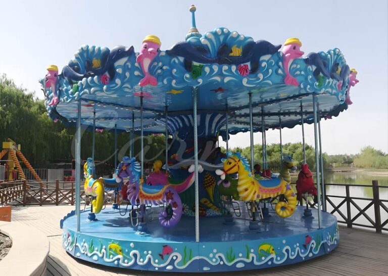 New marine themed merry go round ride for sale