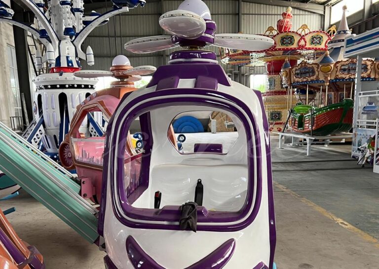 Self Control Plane Ride Amusement Park Helicopter Ride