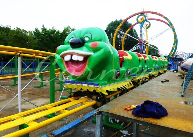 The Wacky Worm Roller Coaster