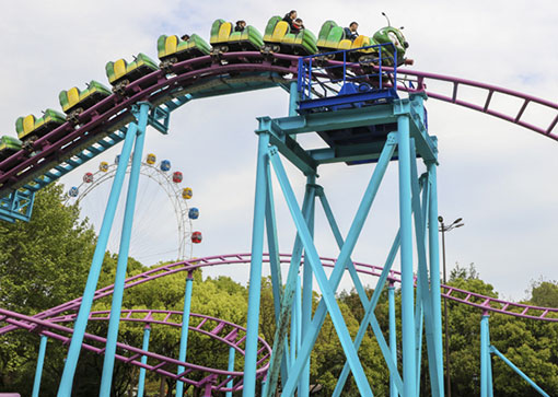 Американские горки Wacky Worm Roller Coaster Аттракцион Carnee Rides