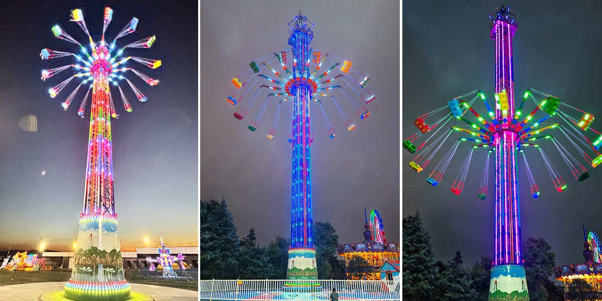 projet de manège "tower swing" à dubai