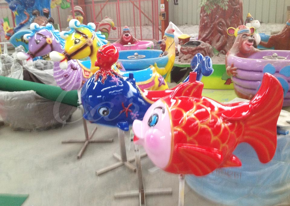 mini ocean carousel kiddie ride