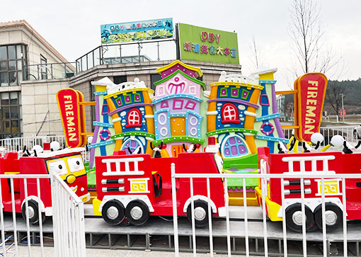 Amusement Park Firefighting Heroes Rotating Ride