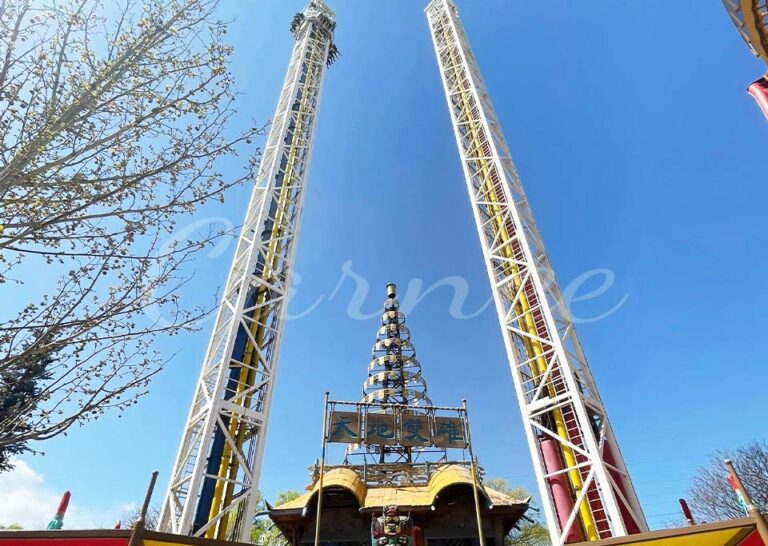 amusement park sky drop rides
