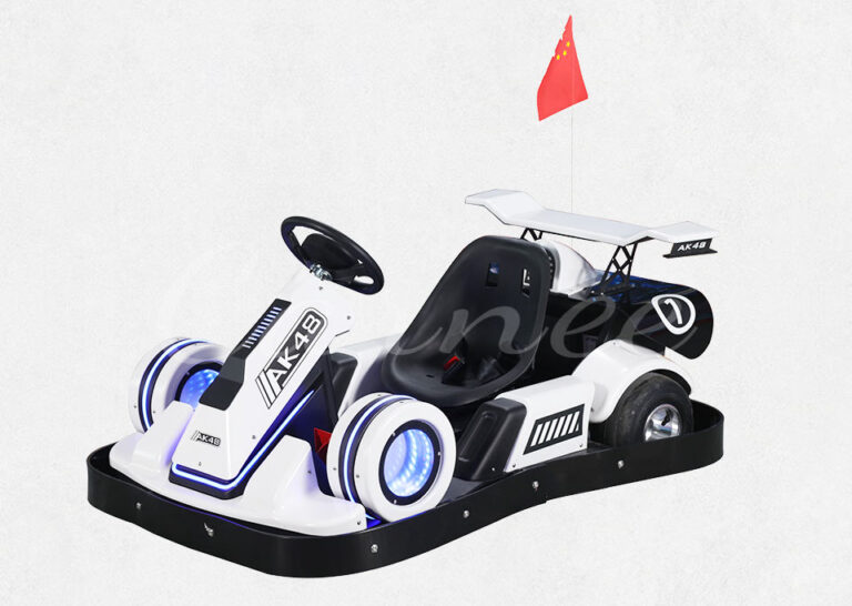 AK48 electric drift go kart white