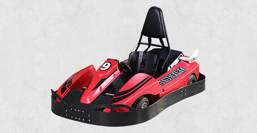 Blue Fire Adult Go-Kart Video