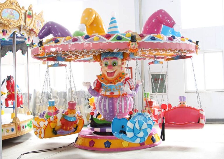 Clown Flying Chair Ride for Kids