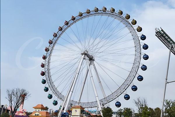 Giant Ferris Wheel Ride in the Daytime
