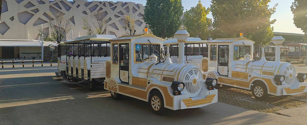 amusement park train rides