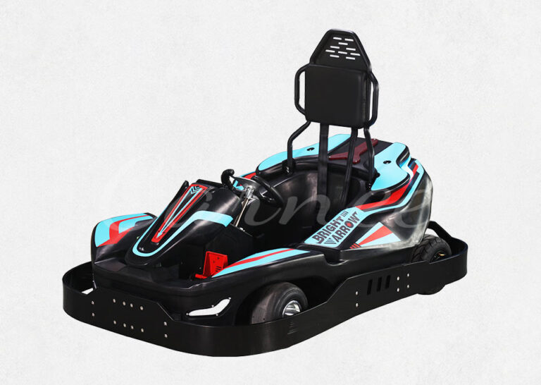 blue youth electric go kart