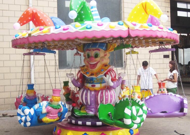 clown swinging chair ride