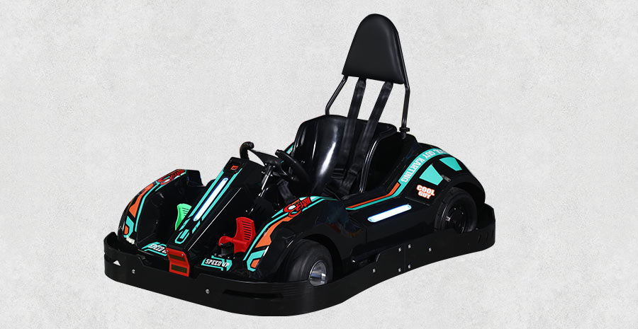 kids racing go kart video