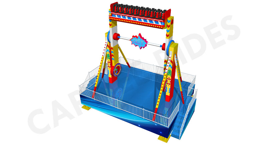 Top Spin Fair Ride 3d Model