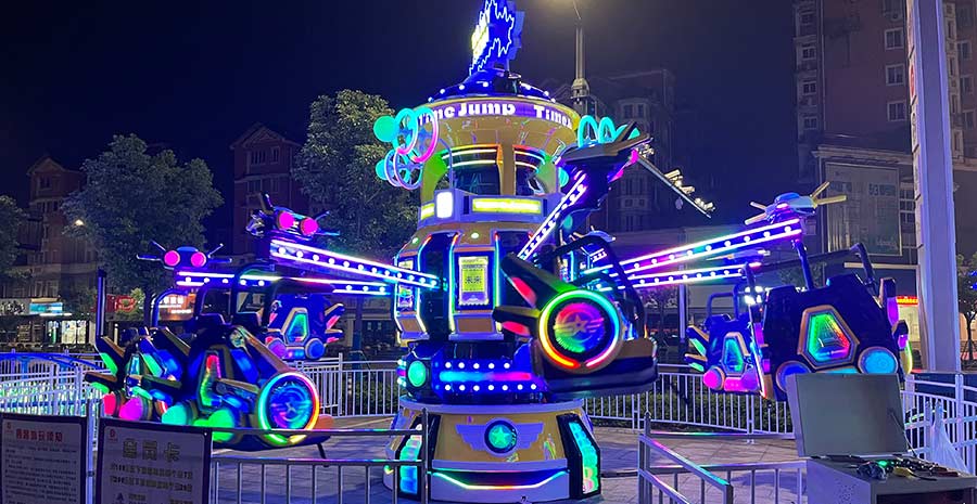 16 Seats Space Time Jump Amusement Ride Video
