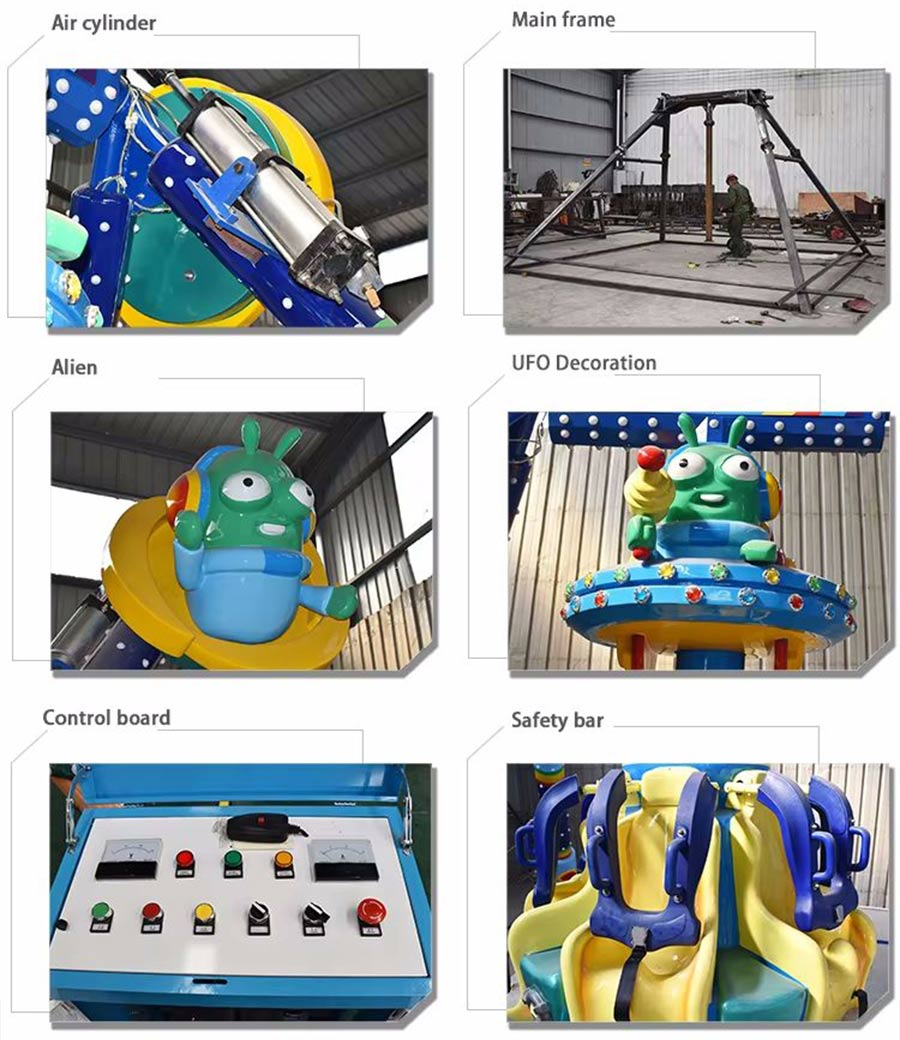 6 Seats kids small pendulum detail
