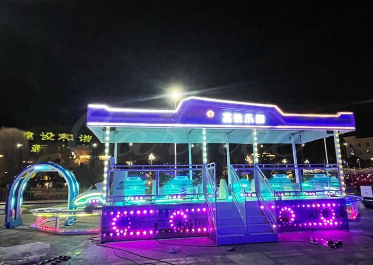 Kiddie Amusement Ride High Speed Train Park