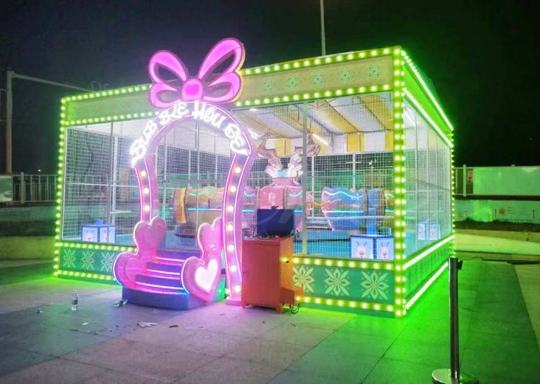 Bubble House Spray Ball Car Rides With Led Light
