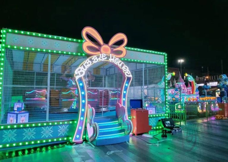 Kids Bubble House Spray Ball Car Rides