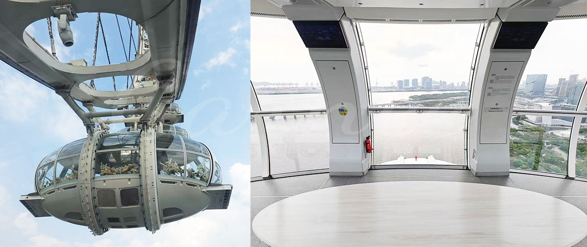 Luxury Glass Ferris Wheel Cabin