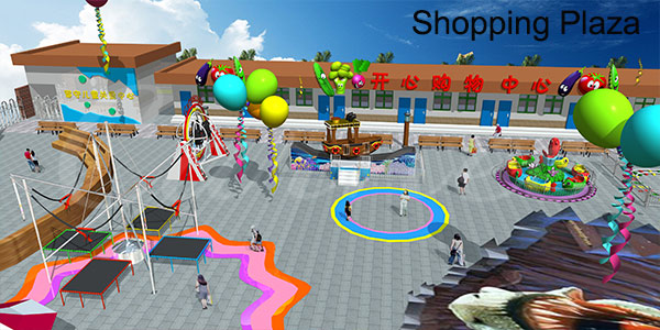 Shopping Plaza Theme Park Design