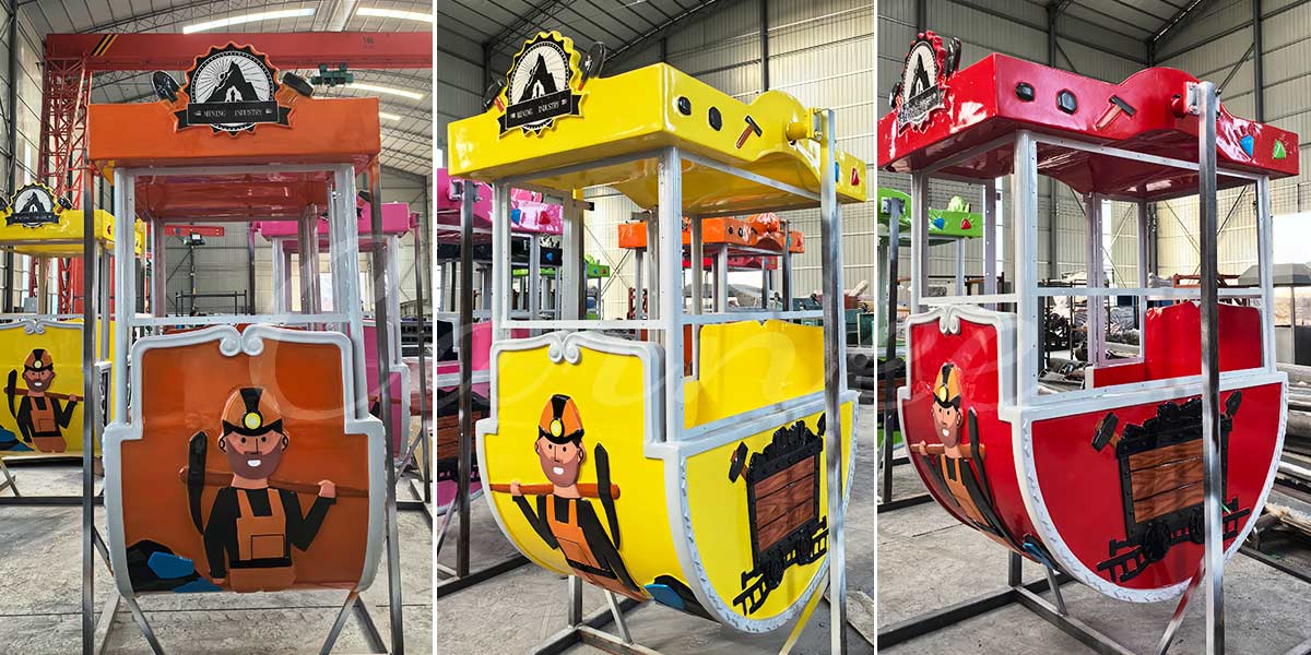 Small Ferris wheel cabins