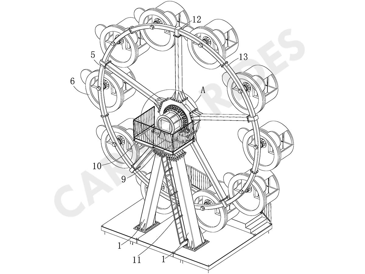 Small Ferris wheel design