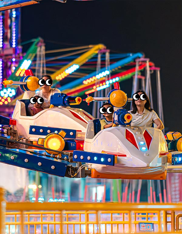 Theme Park Rides Roller Coaster