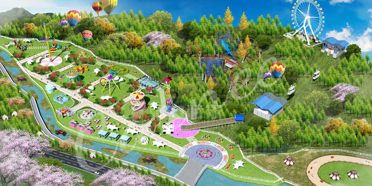 amusement park layout design