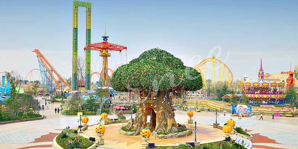 amusement park layout ideas