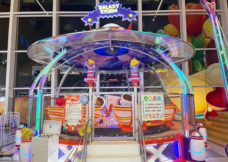 Galactic Storm Spray Ball Car Ride with Fun Ball Catching Feature