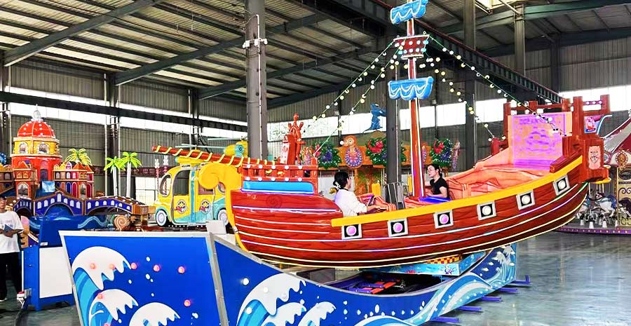 Pirate Ship Slide Flying Car Video