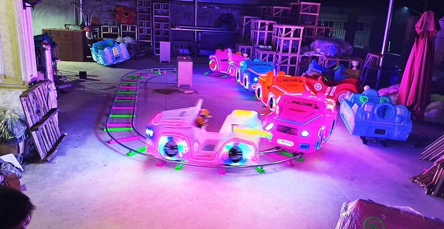 Car Track Train Ride for Sale Video