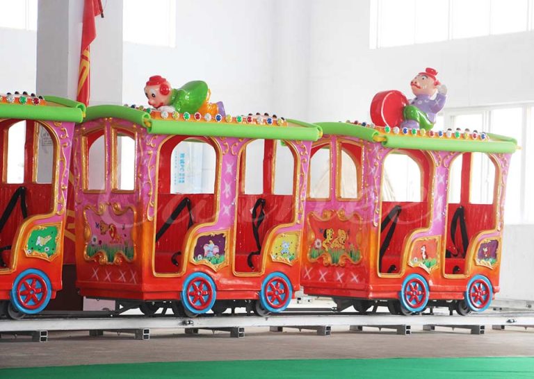 Cartoon Kids Mini Track Train Ride