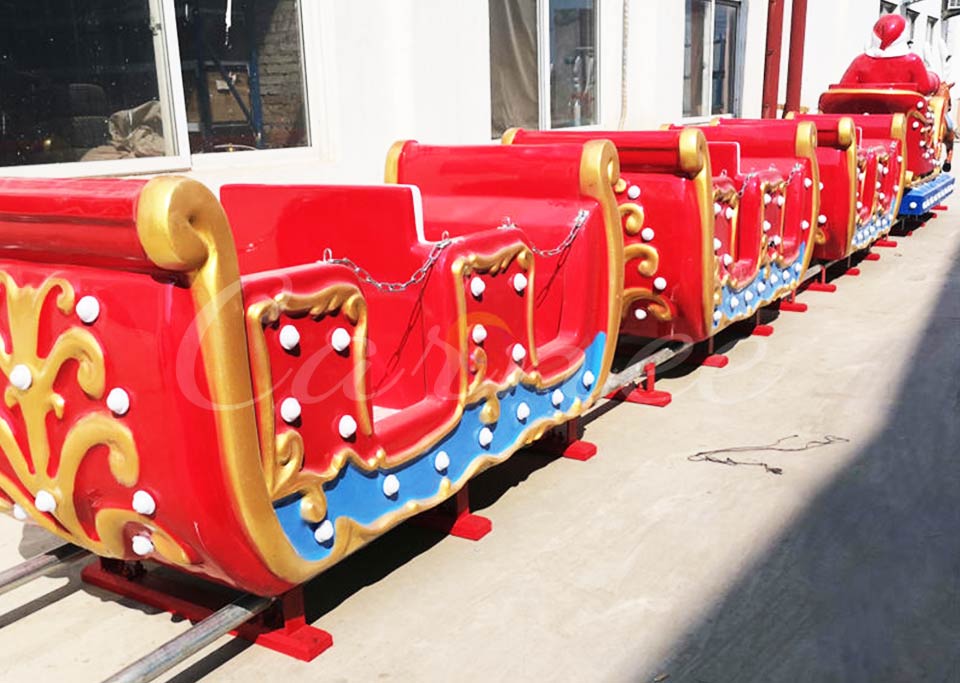 Christmas Themed Amusement Train Rides
