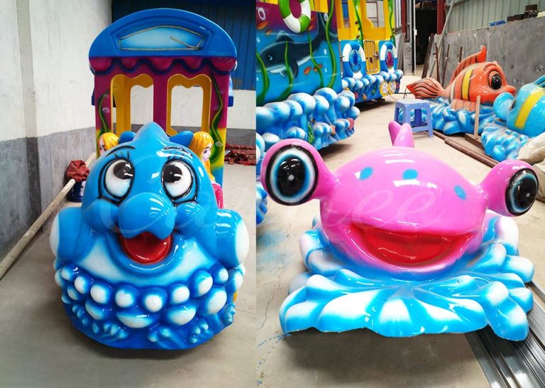 Ocean-themed Train Amusement Rides