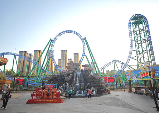 Vertical Drop Roller Coaster For Sale