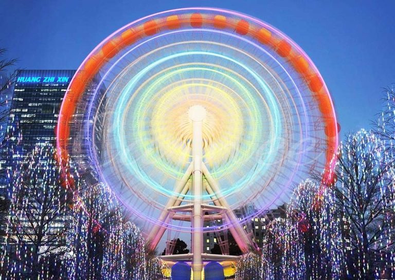 48m Ferris wheel with LED lighting system
