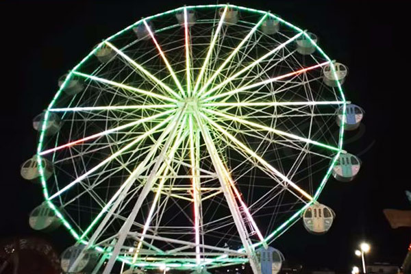 48m ferris wheel colour lights
