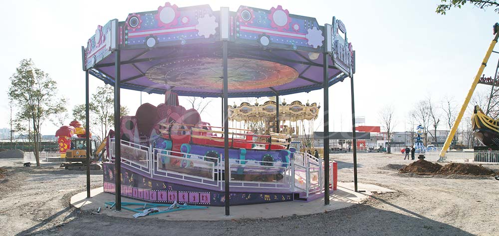 Electric Music Disco Tagada Ride For Amusement Park